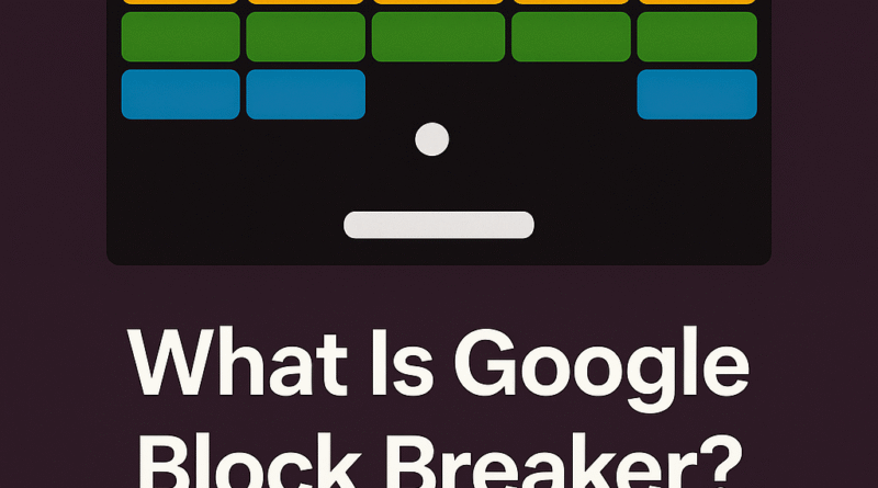 Google Block Breaker